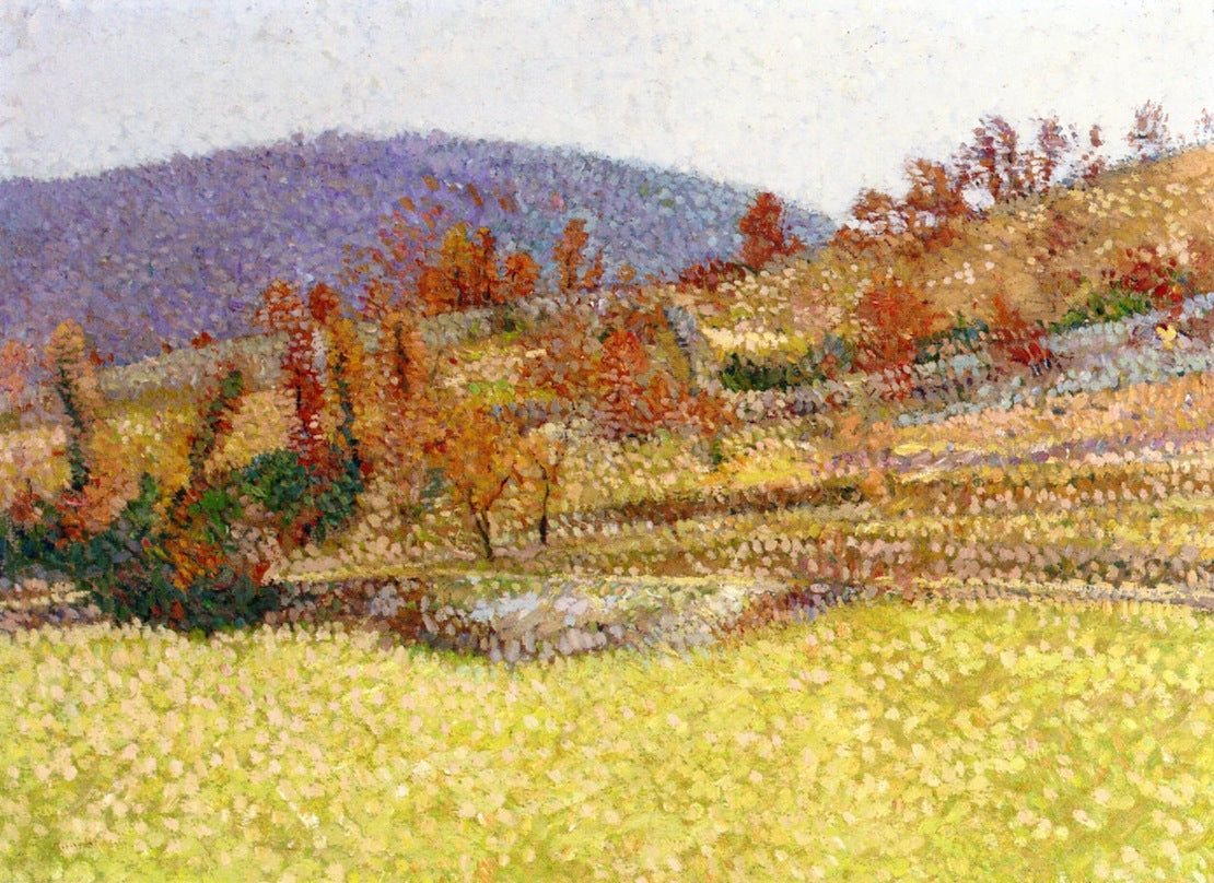Chemin de Marquayrol à l'automne, vintage artwork by Henri Martin, 12x8" (A4) Poster
