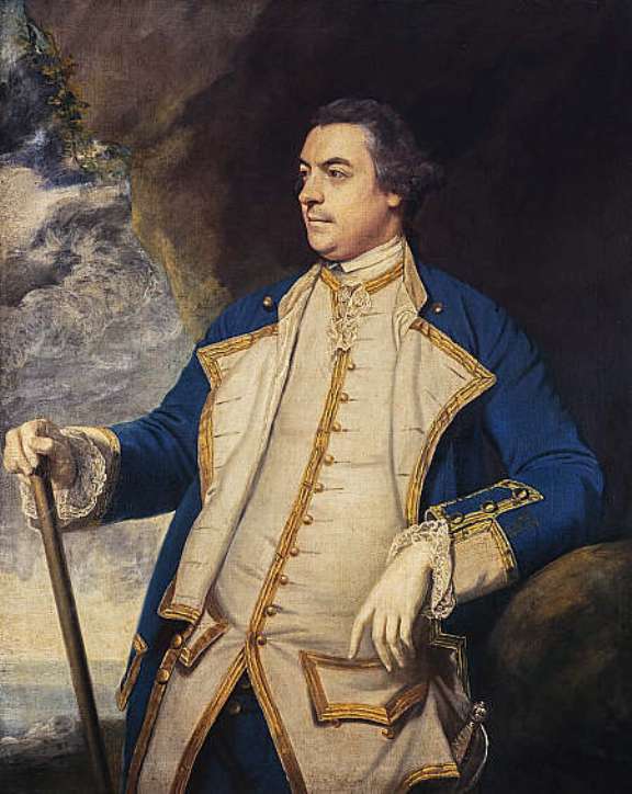 Captain Adam Duncan, later Admiral Duncan and First Viscount of Camperdown, vintage artwork by Sir Joshua Reynolds, 12x8" (A4) Poster