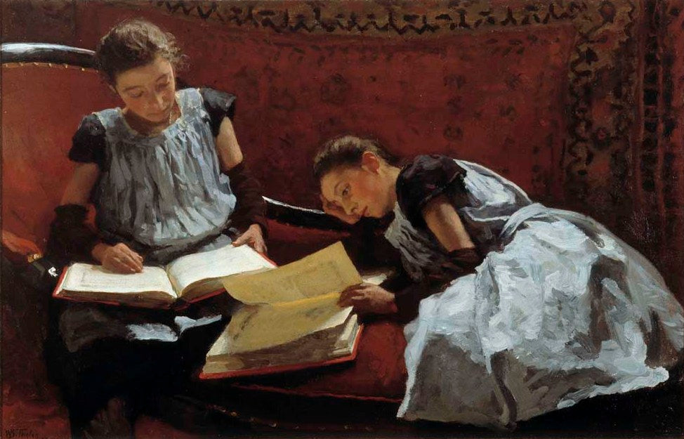 The Arntzenius Sisters by Willem Bastiaan Tholen,A3(16x12")Poster