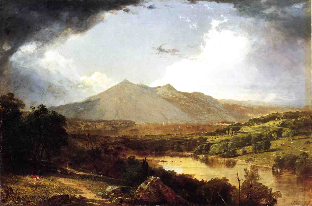 Lakes of Killarney, vintage artwork by John Frederick Kensett, A3 (16x12") Poster Print