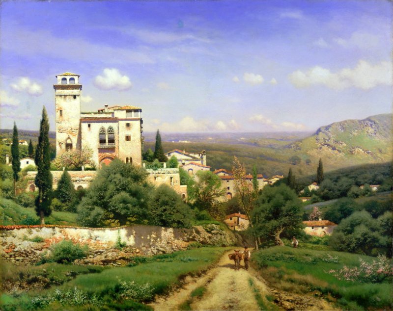 In Andalucia by Henry Pember Smith,A3(16x12")Poster