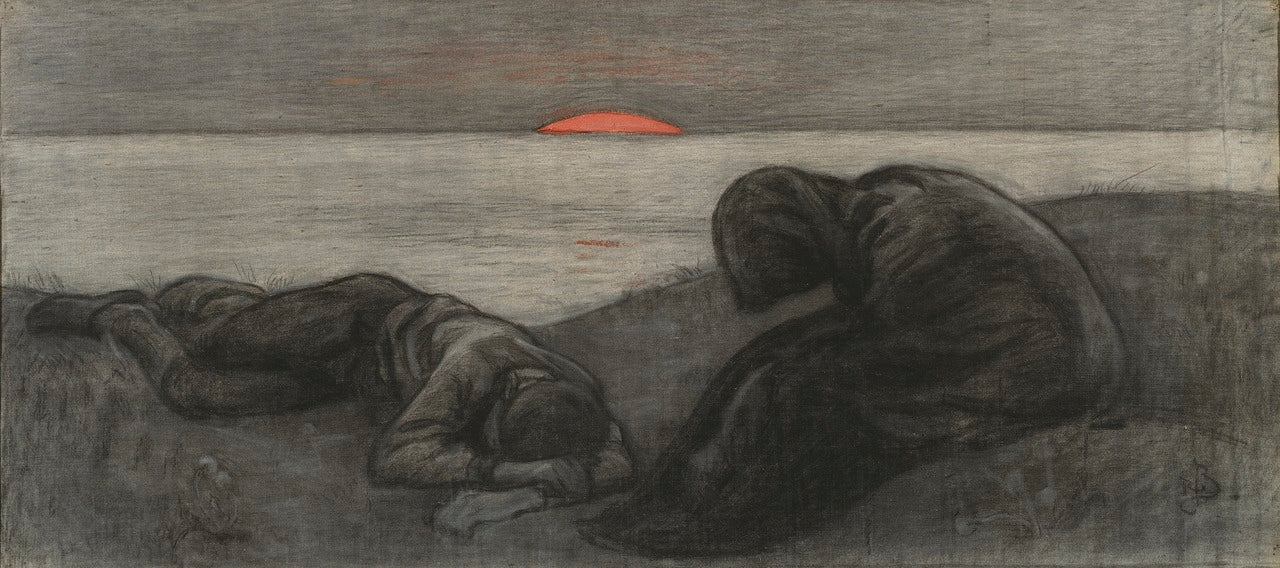 The Dying Day by Richard Bergh,A3(16x12")Poster