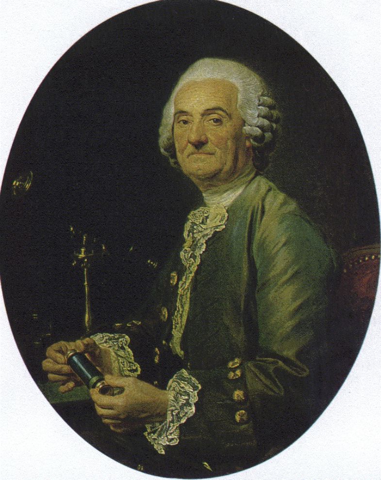 Portrait of Pierre Charles Lemonnier, vintage artwork by Nicolas Bernard Lepicie, 12x8" (A4) Poster