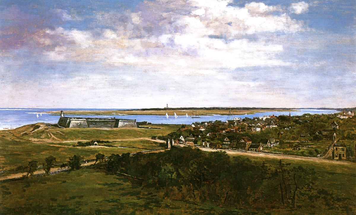 Panorama of the City of St. Augustine, vintage artwork by Frank Henry Shapleigh, 12x8" (A4) Poster