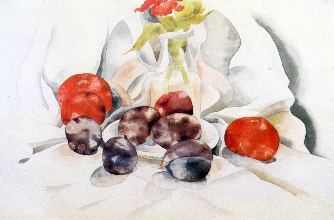 Fruit and Flower, vintage artwork by Charles Demuth, 12x8" (A4) Poster