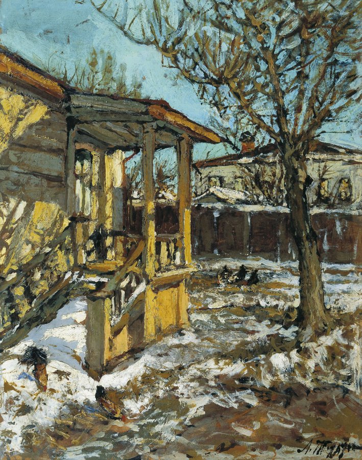 Spring in Moscow by Leonard Turzhansky,16x12(A3) Poster