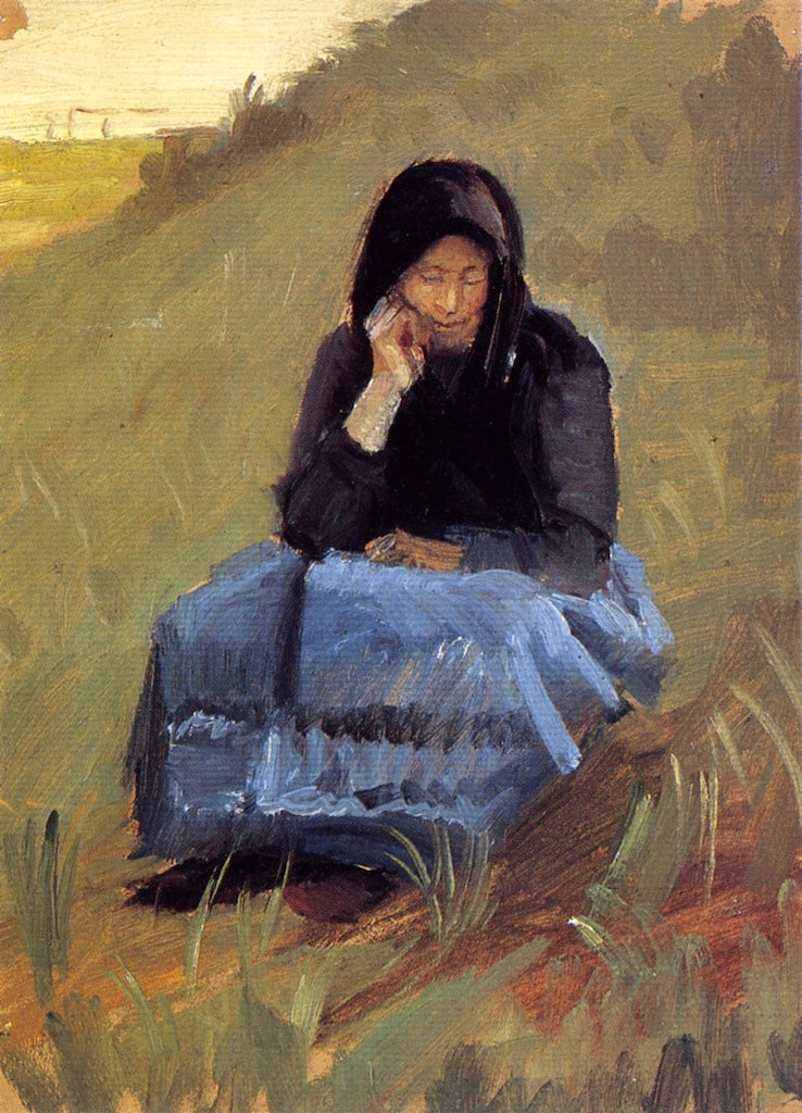Figure Study for 'The Mission Meeting' by Anna Ancher,A3(16x12")Poster