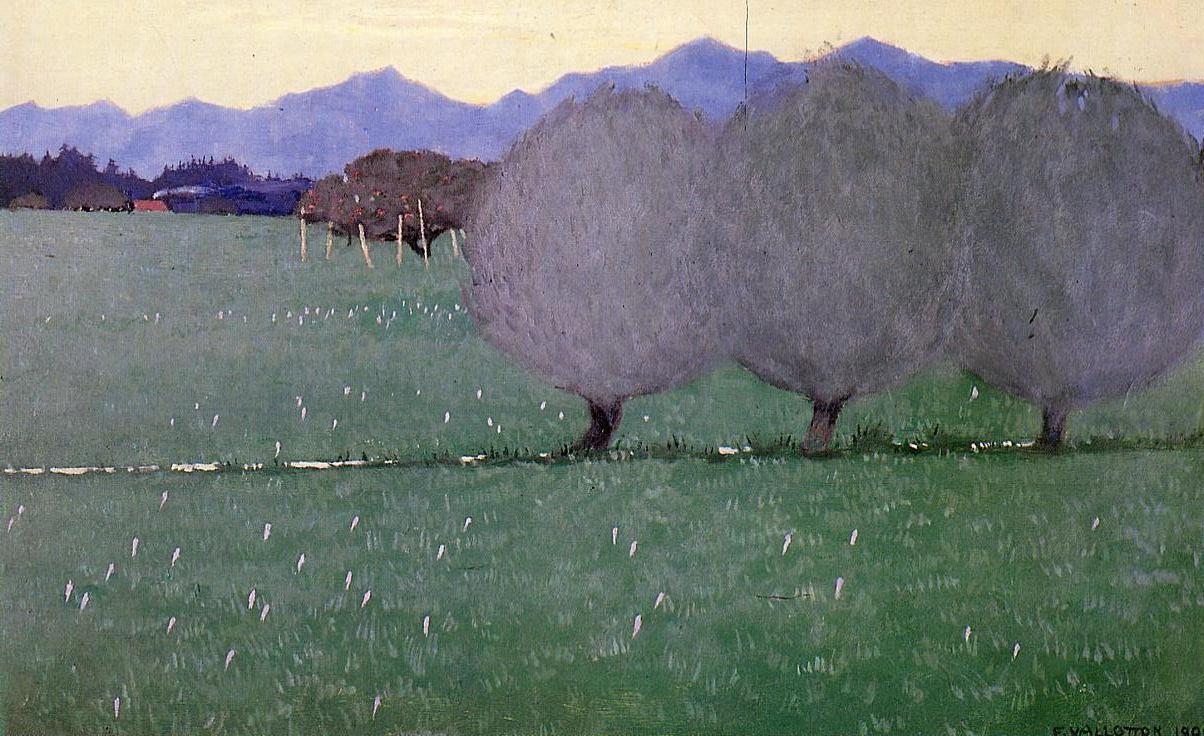 Autumn Crocuses, vintage artwork by Felix Vallotton, 12x8" (A4) Poster
