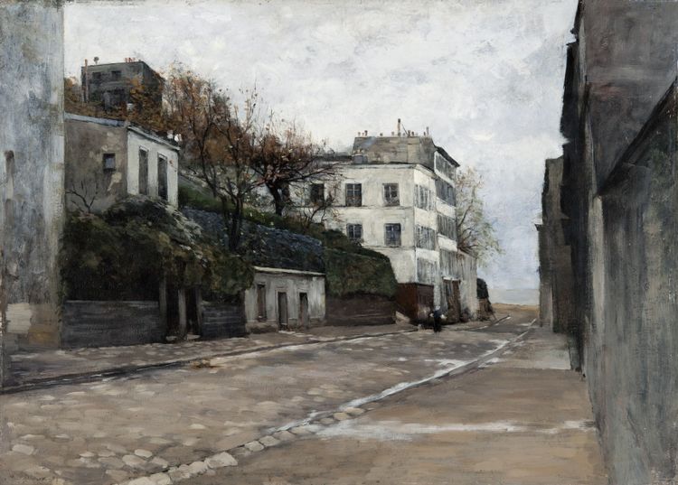 Rue Gabrielle, Paris by Hugo Birger,A3(16x12")Poster