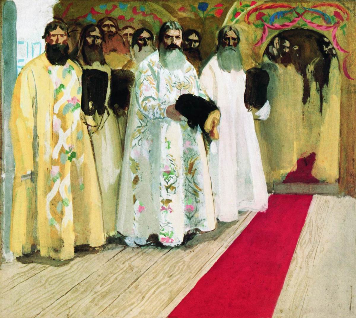 Waiting for the Czar by Andrei Petrovich Riabushkin,A3(16x12")Poster