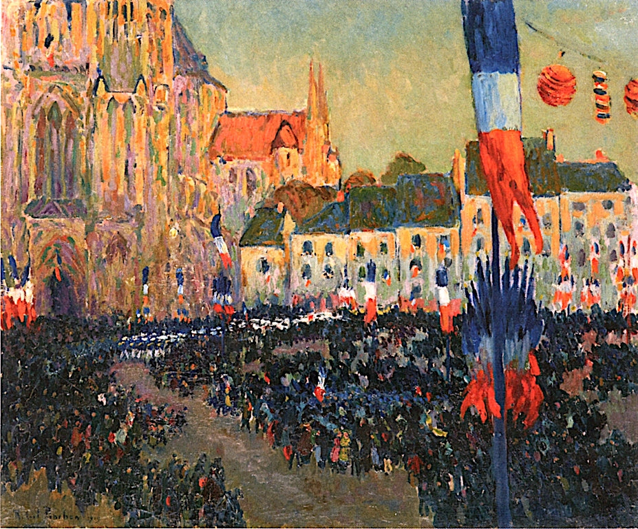 on on November 11, 1919 in Liseaux by Robert Antoine Pinchon,16x12(A3) Poster