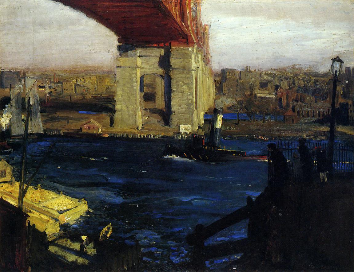 The Bridge, Blackwell's Island by George Wesley Bellows,16x12(A3) Poster