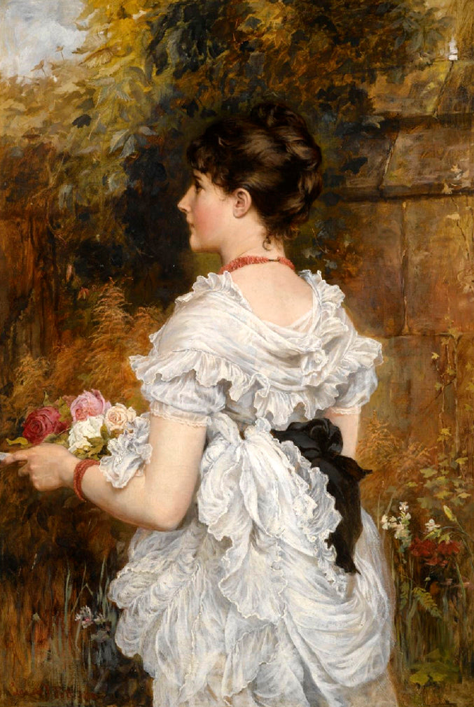 The Last Of The Summer Roses, vintage artwork by Laslett John Pott, 12x8" (A4) Poster