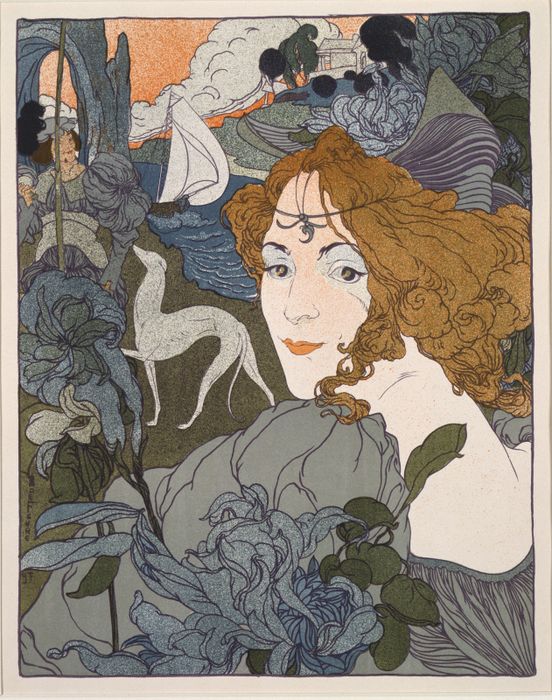 The Return of Knight by Georges de Feure,A3(16x12")Poster