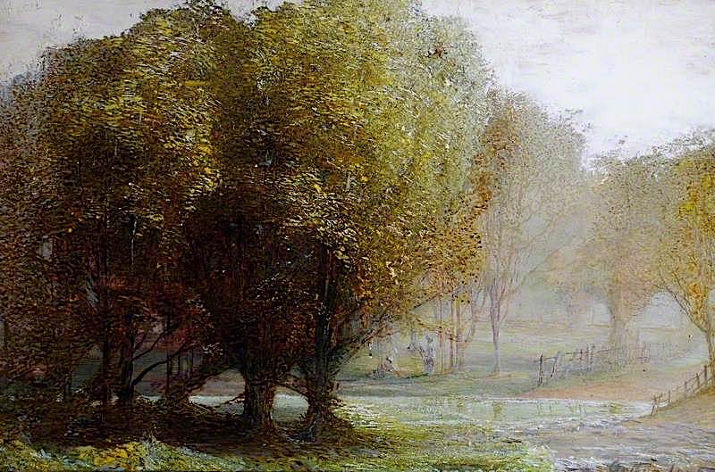 In Charnwood Forest, Leicestershire, vintage artwork by Arthur Lowe, 12x8" (A4) Poster