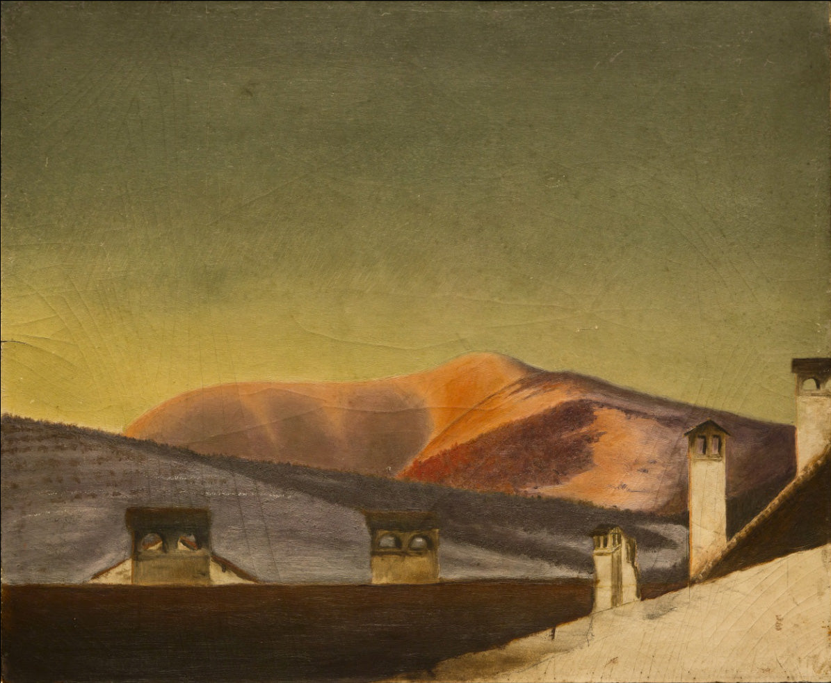 Dalmatian Mountain, vintage artwork by Tivadar Csontvary Kosztka, 12x8" (A4) Poster