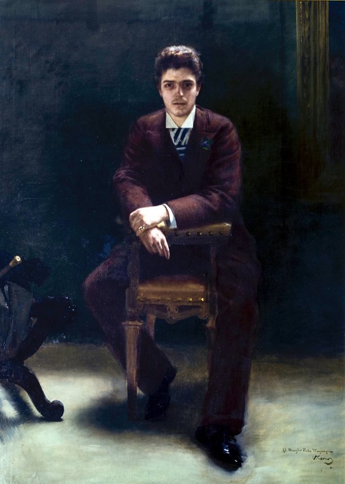 Pietro Mascagni by Vittorio Matteo Corcos,A3(16x12")Poster