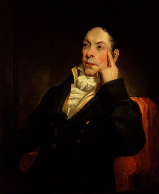 Matthew Gregory Lewis, Novelist, vintage artwork by Henry William Pickersgill, 12x8" (A4) Poster