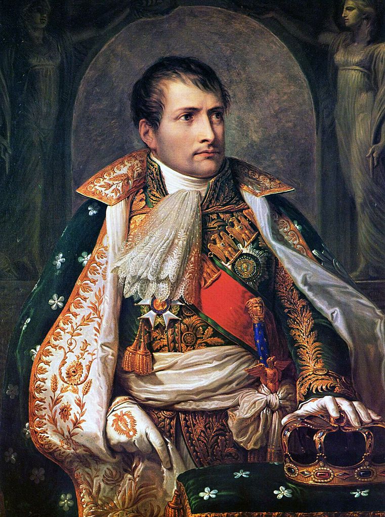 Napoleon Bonaparte, vintage artwork by Andrea Appiani, 12x8" (A4) Poster