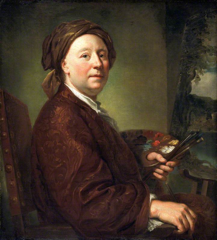 Richard Wilson, vintage artwork by Anton Raphael Mengs, 12x8" (A4) Poster
