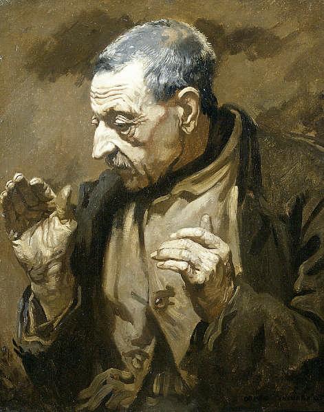 The Flycatcher by Sir William Orpen, R.A., R.H.A.,16x12(A3) Poster