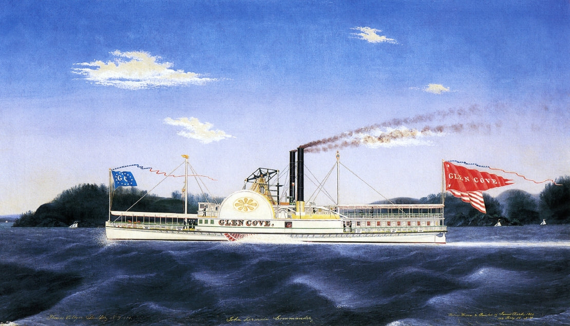 Glen Cove, vintage artwork by James Bard, A3 (16x12") Poster Print