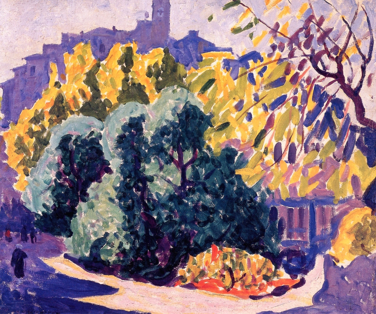 Below the Hill, St. Paul, France by Edwin Ambrose Webster,A3(16x12")Poster