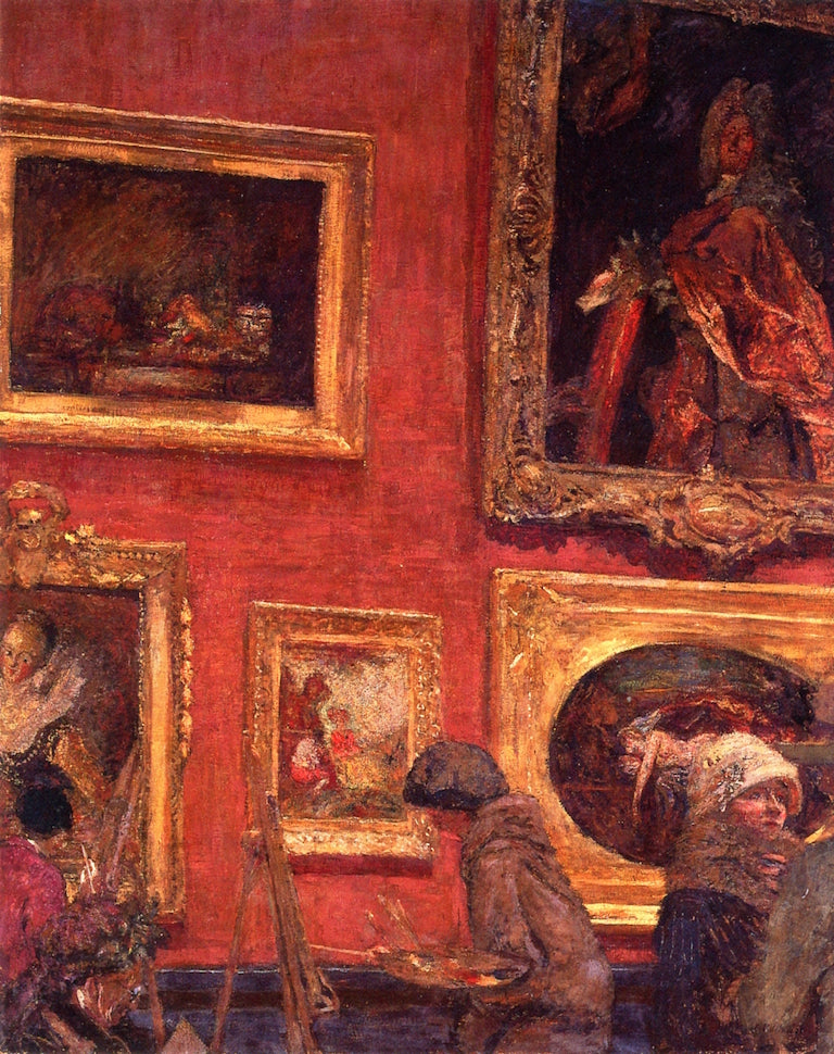 At the Louvre, la Salle Lacaze by edouard Vuillard,A3(16x12")Poster