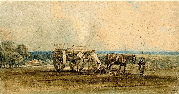 The Carter, vintage artwork by Thomas Girtin, 12x8" (A4) Poster
