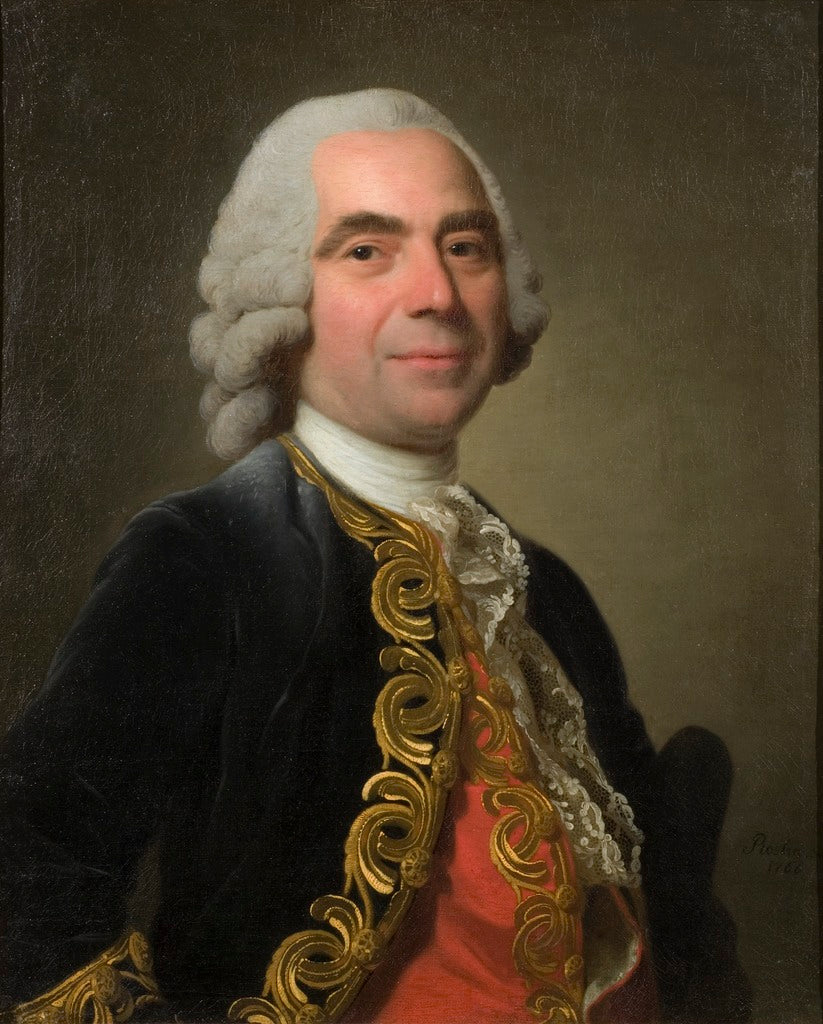 Portrait of a Cavalier, vintage artwork by Alexander Roslin, 12x8" (A4) Poster