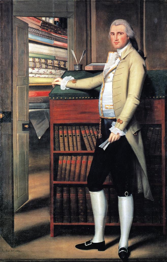 Elijah Boardman, vintage artwork by Ralph Earl, 12x8" (A4) Poster