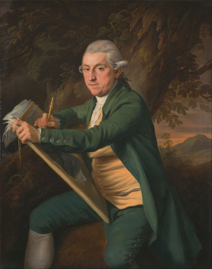 George Robertson, vintage artwork by John Francis Rigaud, 12x8" (A4) Poster