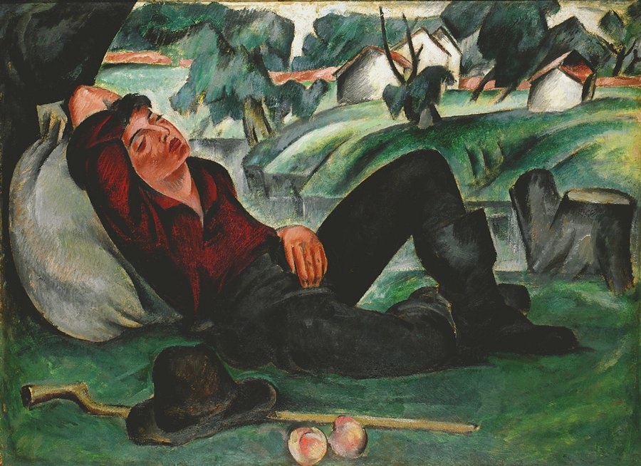Sleeping Boy by Alexander Shevchenko,16x12(A3) Poster