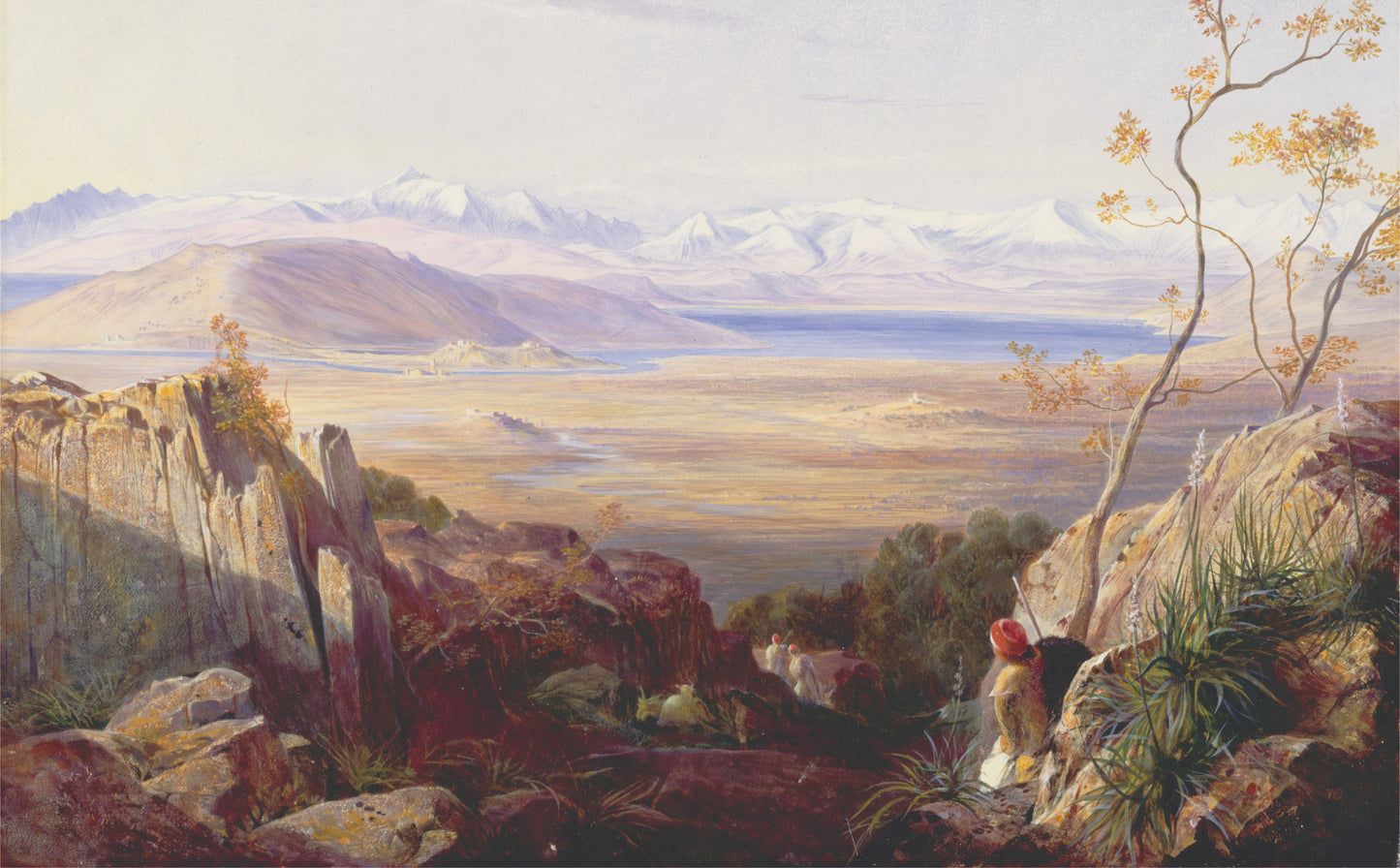 Butrinto, Albania, vintage artwork by Edward Lear, A3 (16x12") Poster Print
