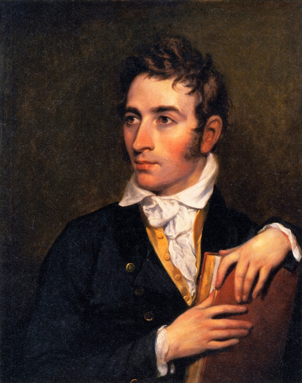 Asher Brown Durand, vintage artwork by John Trumbull, 12x8" (A4) Poster