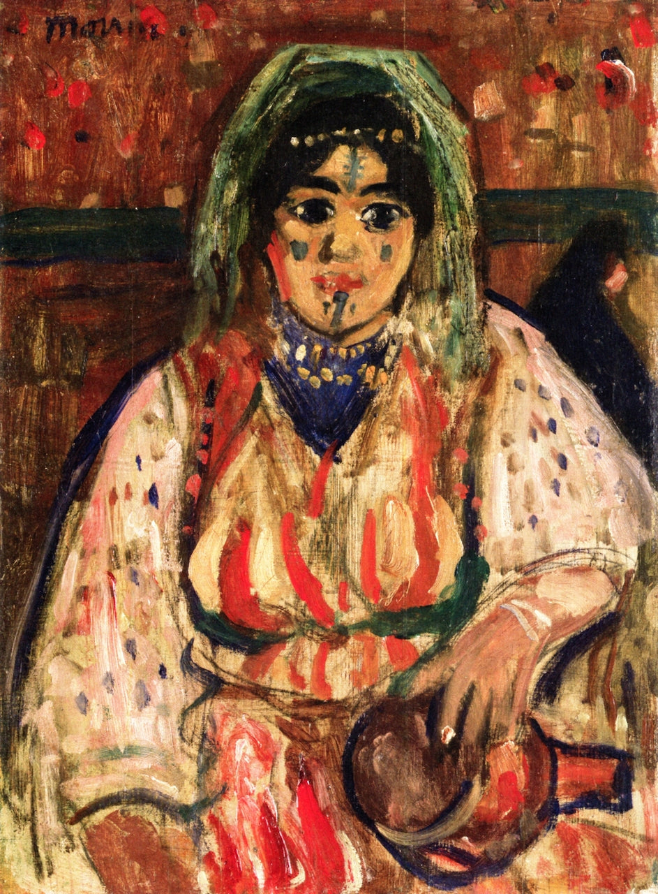 Tangier, Dancer, vintage artwork by James Wilson Morrice, 12x8" (A4) Poster