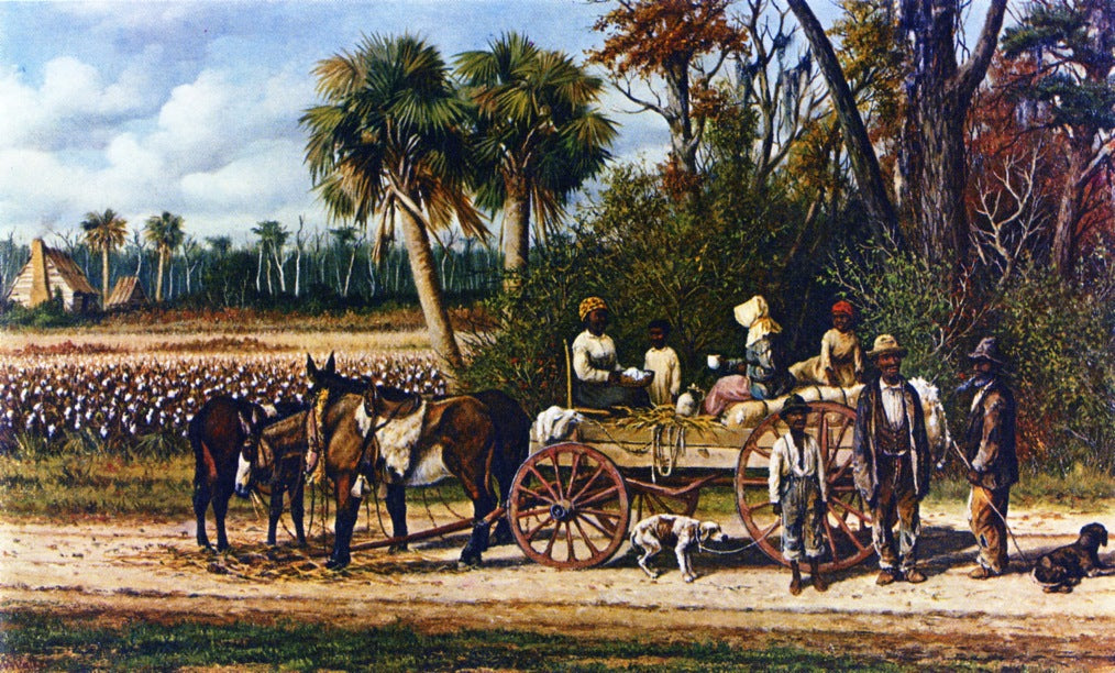 Cotton Wagon's Empty, vintage artwork by William Aiken Walker, 12x8" (A4) Poster