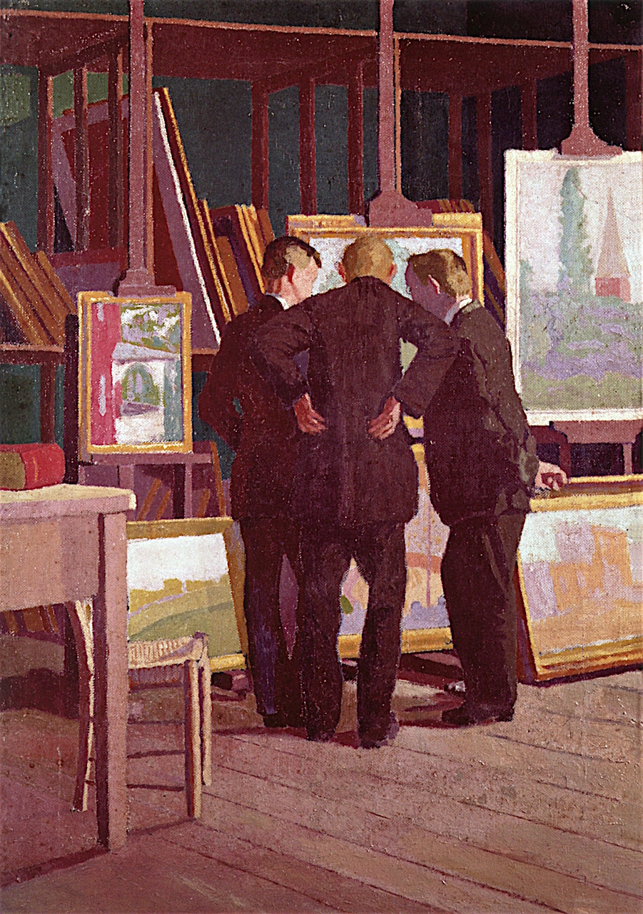 19 Fitzroy Street, vintage artwork by Malcolm Drummond, 12x8" (A4) Poster