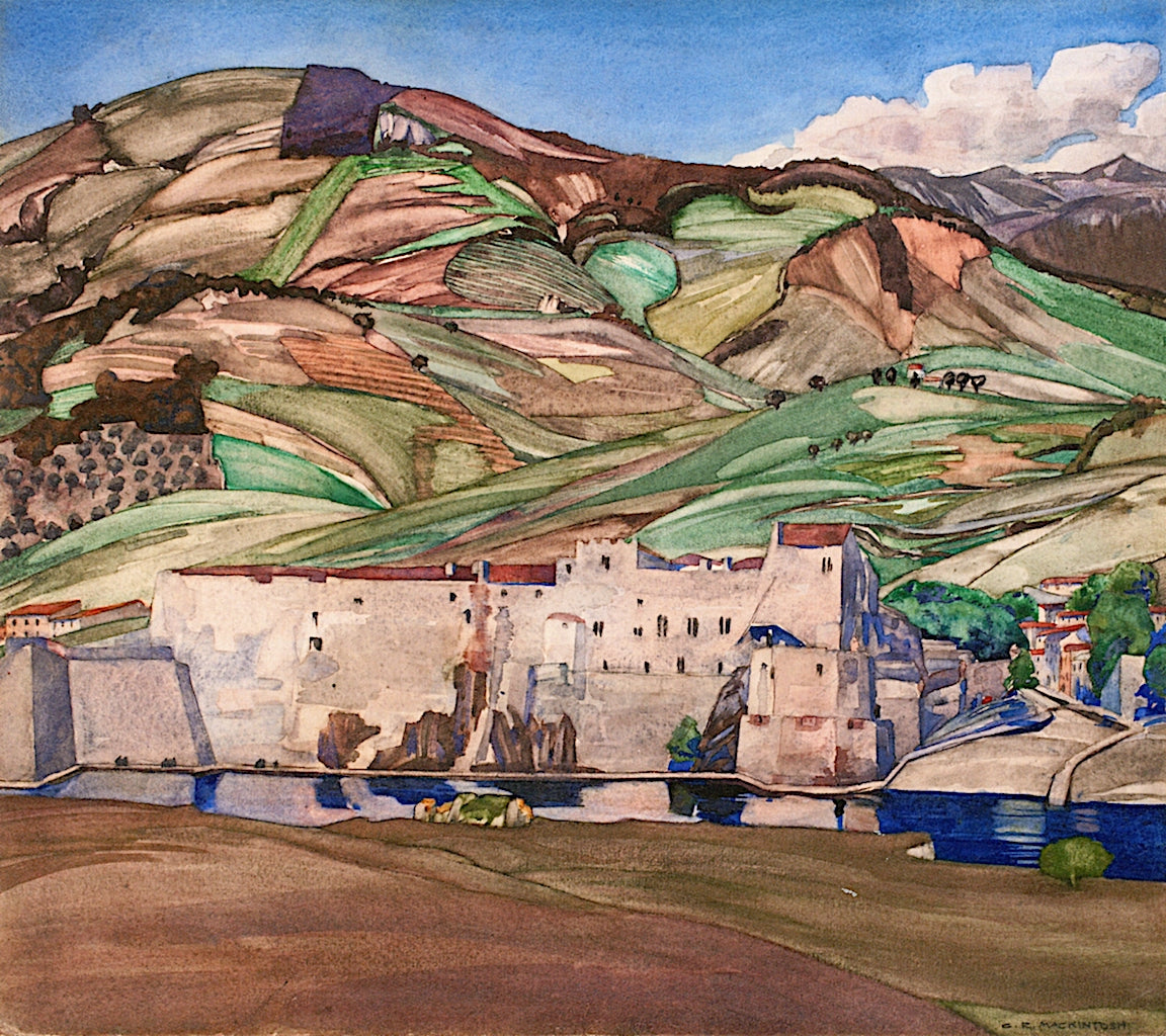 Palace of the Queens of Aragon by Charles Rennie MacKintosh,A3(16x12")Poster