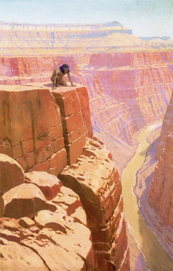 In the Abyss: Grand Canyon by Fernand H. Lungren,A3(16x12")Poster