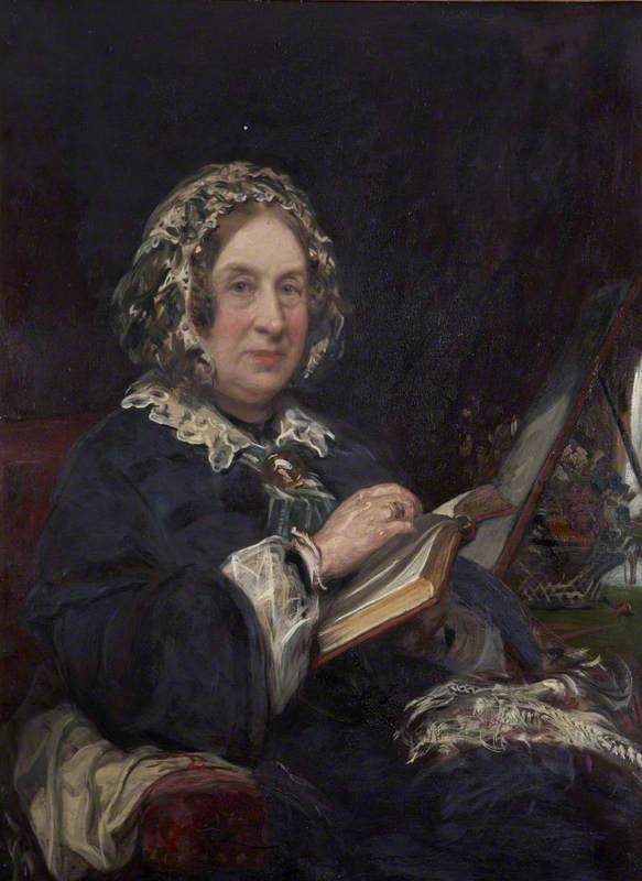 Frances Talbot, Countess of Morley, vintage artwork by James Sant, R.A., A3 (16x12") Poster Print