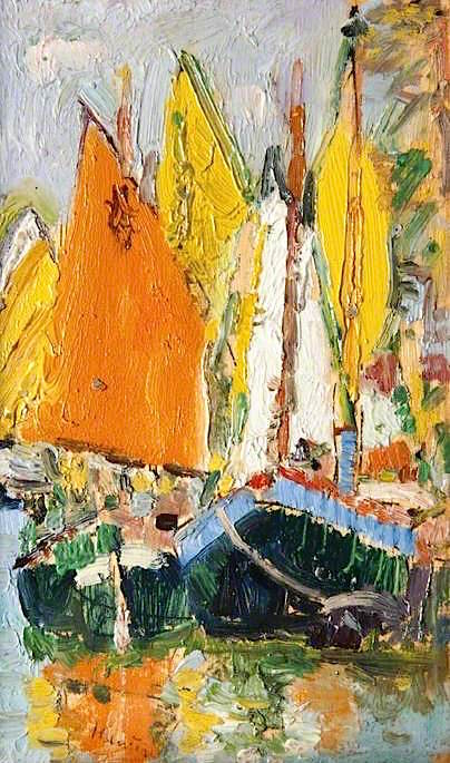 Sails, Venice by George Leslie Hunter,16x12(A3) Poster