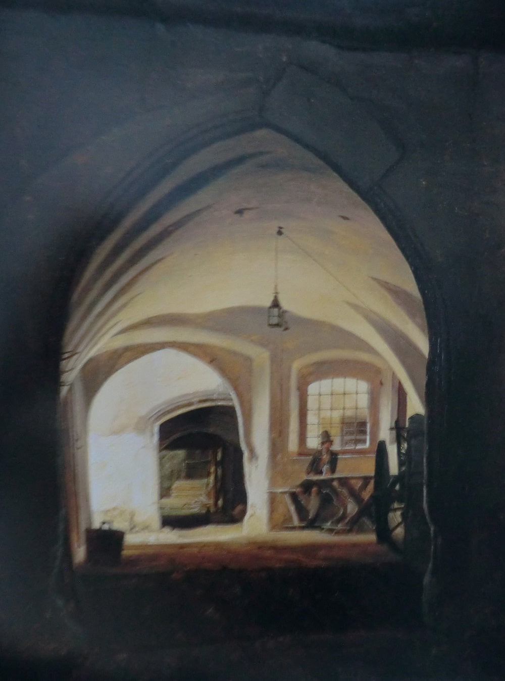 An Entrance Gate to a House in Partenkirchen, vintage artwork by Christian Morgenstern, A3 (16x12") Poster Print