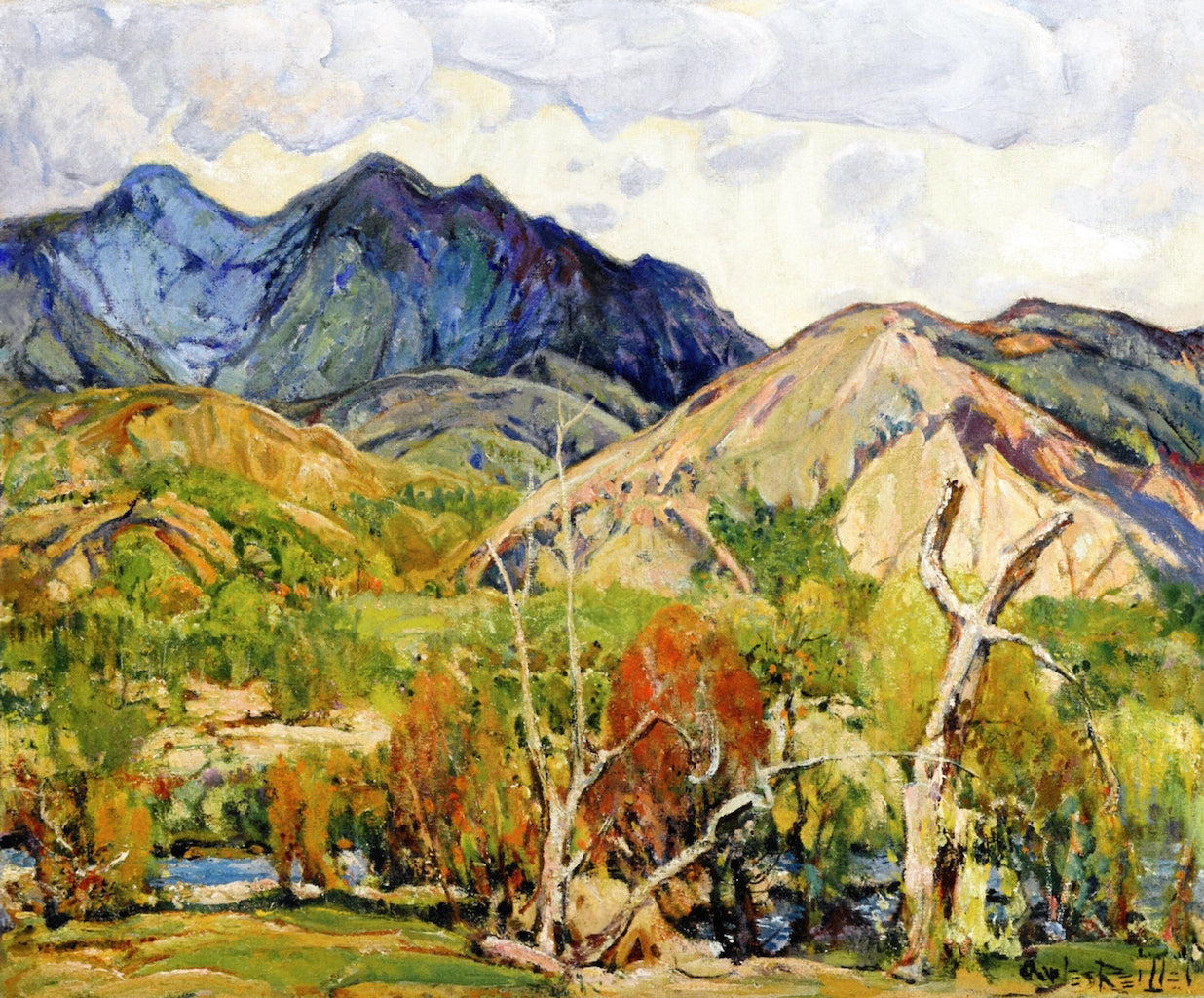 San Felipe Creek by Charles Reiffel,A3(16x12")Poster