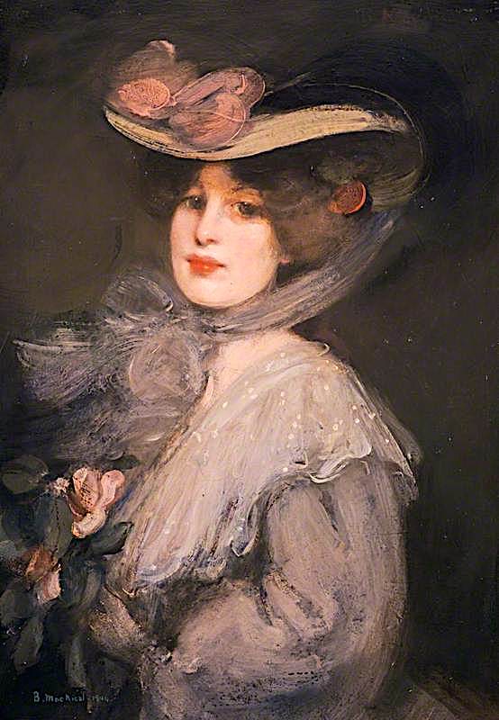 Portrait of a Lady: Phyllis in Town by Bessie MacNicol,A3(16x12")Poster