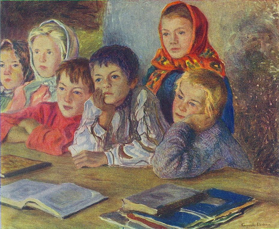 ildren in the Classroom by Nikolai Petrovich Bogdanov-Belsky,A3(16x12")Poster