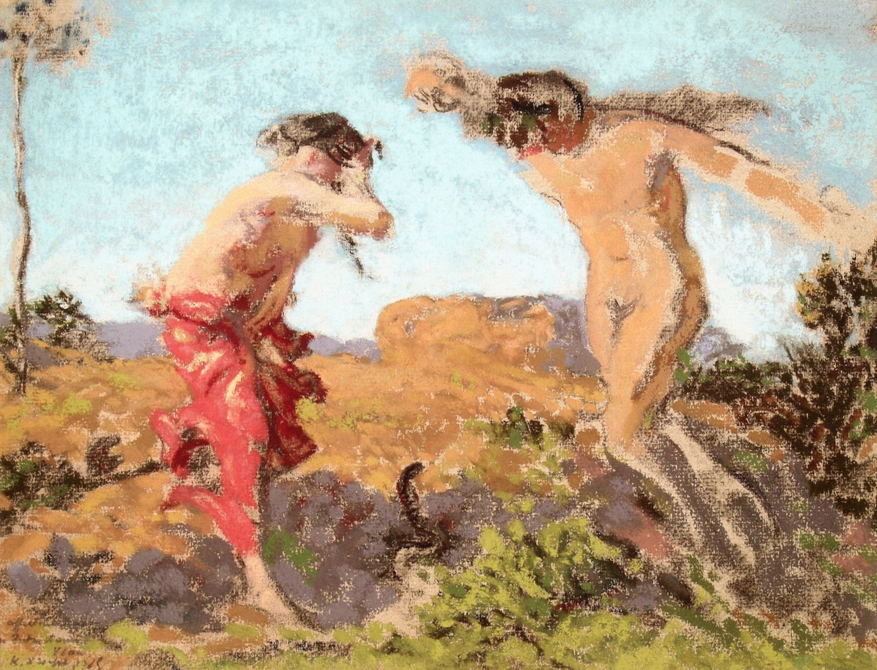 Eurydice and the Serpent by Ker Xavier Roussel,A3(16x12")Poster