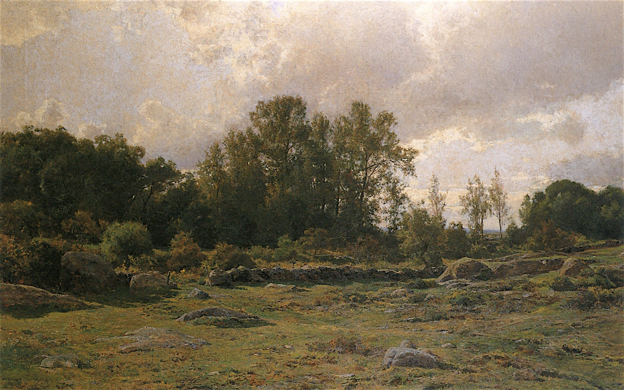 The Old Pasture, vintage artwork by Hugh Bolton Jones, 12x8" (A4) Poster