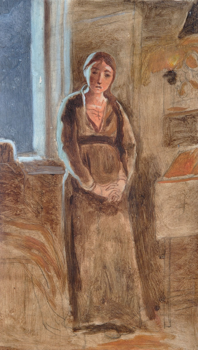 The Future Nun, vintage artwork by Vasily Grigoryevich Perov, 12x8" (A4) Poster