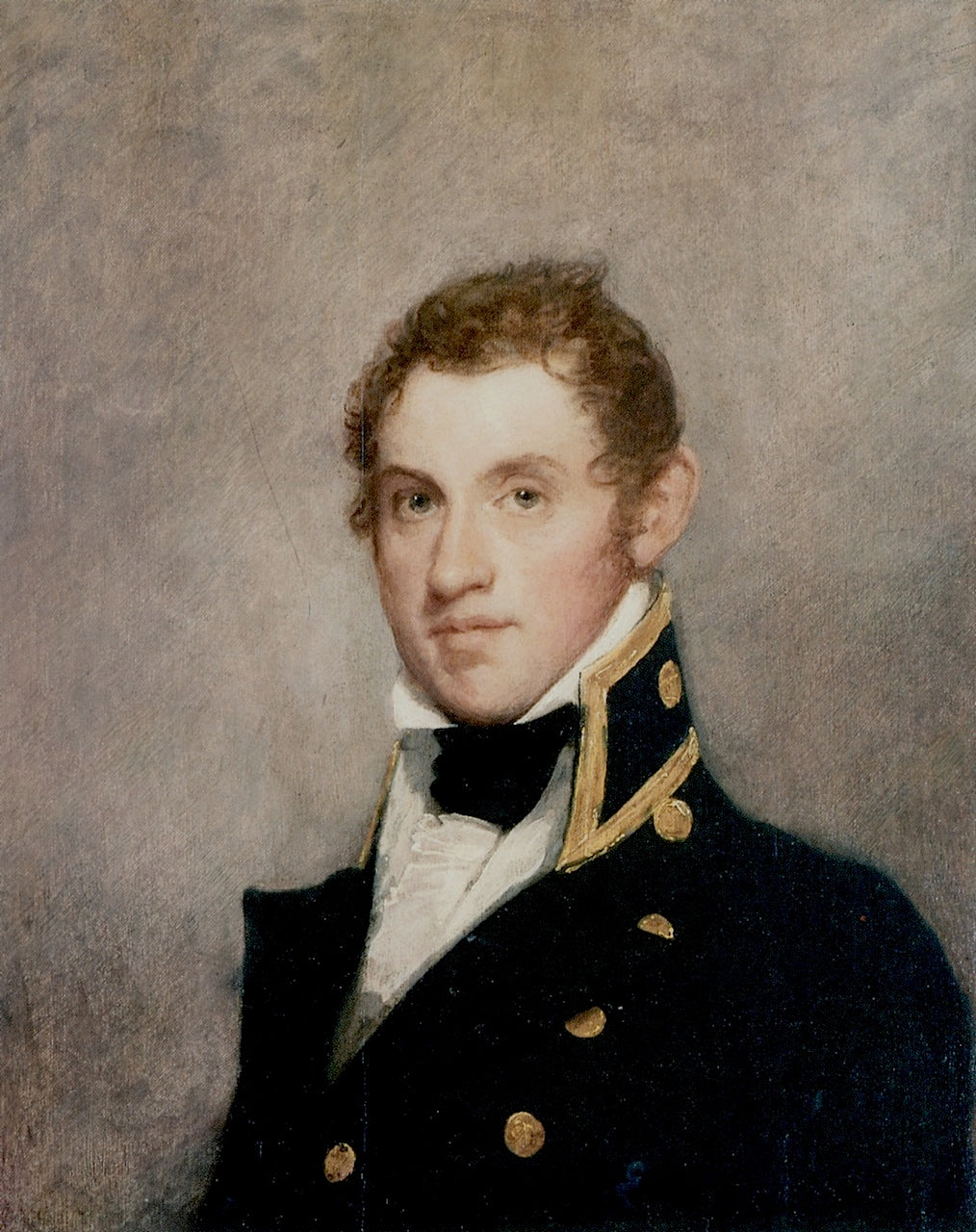 Commodore Joseph Wilson, vintage artwork by Gilbert Stuart, 12x8" (A4) Poster